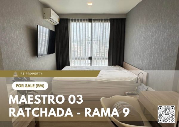 ขายด่วน ✨ Maestro 03 Ratchada - Rama 9 ✨ เฟอร์นิเจอร์ และ เครื่องใช้ไฟฟ้าครบ ใกล้ MRT ศูนย์วัฒนธรรม