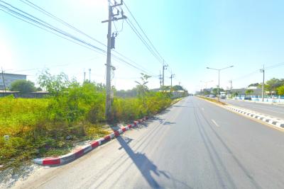ขาย ที่ดิน ริมถนนใหญ่ ธัญบุรี คลอง 7 ขนาด 8 ไร่กว่า  ใกล้ถนนรังสิต-นครนายกแค่ 1 กม. DD