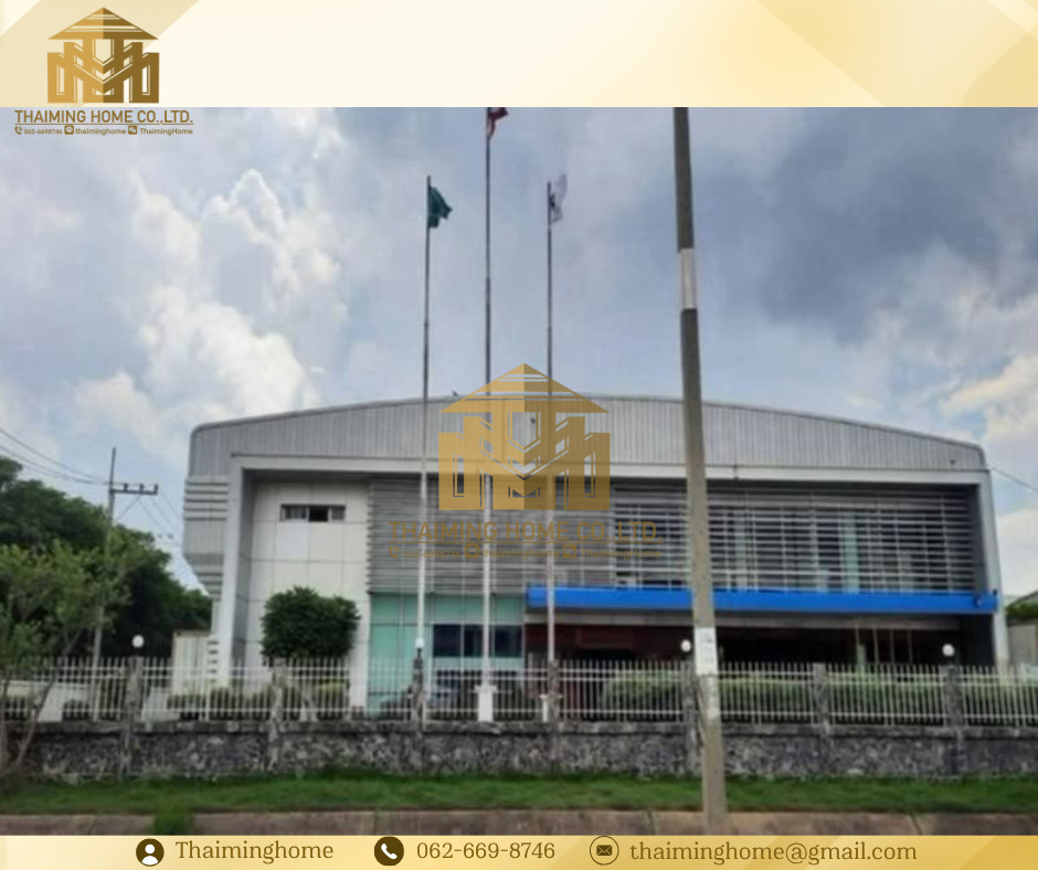 ขาย/ให้เช่า โรงงาน โกดัง พร้อมออฟฟิศ ผังสีม่วง 5ไร่ ในนิคมอุตสาหกรรมโรจนะ อยุธยา(TW8-24926)