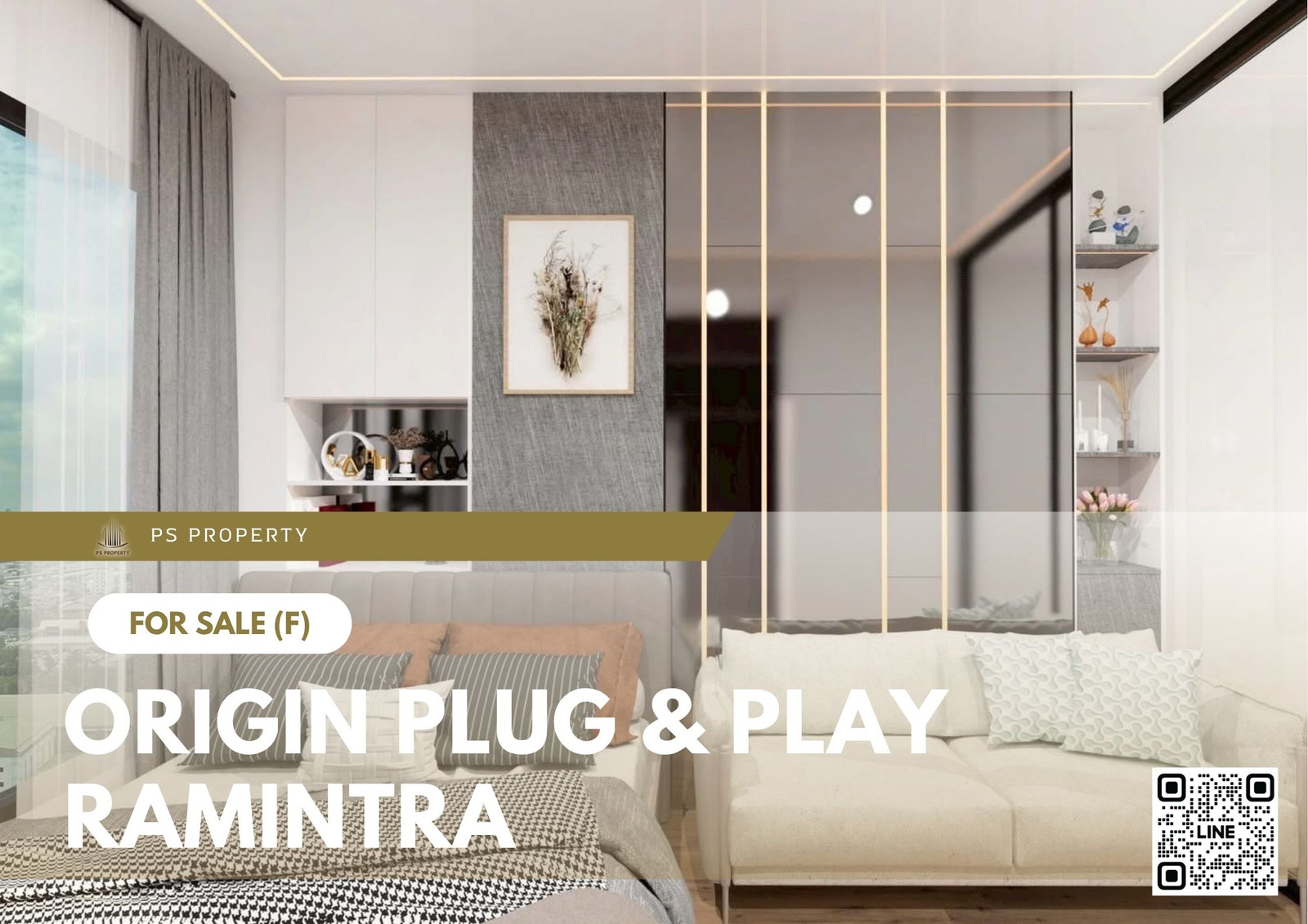 ขายด่วน 🔥 Origin Plug & Play Ramintra 🔥 ตกแต่งสวยครบ ใกล้ MRT รามอินทรา กม.9 ขายด่วน 🔥 Origin Plug & Play Ramintra 🔥 ตกแต่งสวยครบ ใกล้ MRT รามอินทรา กม.9