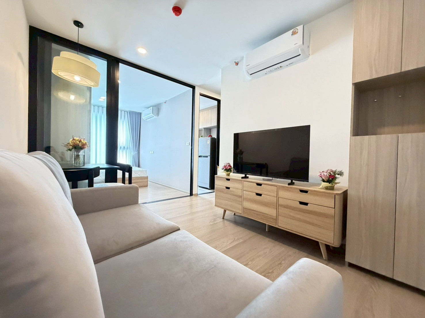 💛New Condo for Rent 🚫 NOT PET FRIENDLY | Origin Play Bangkhunnon Triple Station| Only 15,000 THB/Month