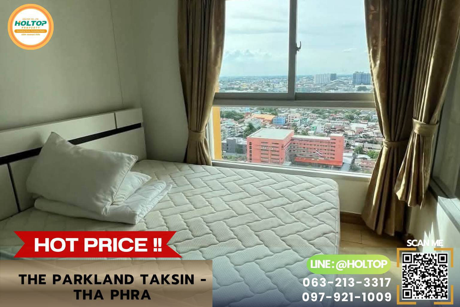 #L989🎉 170769 Condo for Rent: The Parkland Taksin - Tha Phra #L989🎉 170769 Condo for Rent: The Parkland Taksin - Tha Phra