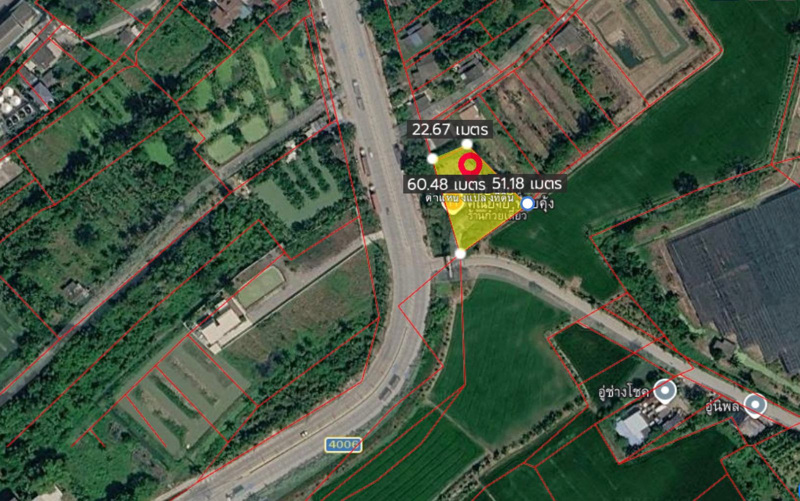 Empty land next to the main road, 505 square meters, Nakhon Chai Si area. Near Nakhon Chai Si Hospital, beautiful plot. – รูปที่ 4