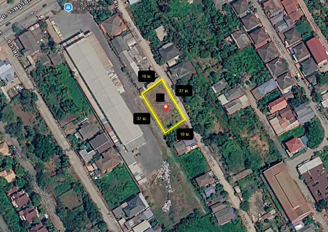 ขาย ที่ดิน ซ.ราษฎร์อุทิศ 38-2 ขนาด 172 ตรว ใกล้ถ.ราษฎร์อุทิศแค่ 120 ม.  DD – รูปที่ 2