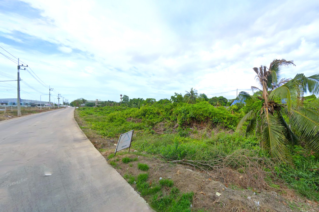 ขาย ที่ดิน ท่าทราย สมุทรสาคร 587 ตรว ผังสีชมพู เหมาะทำโกดัง โรงงาน DD – รูปที่ 3