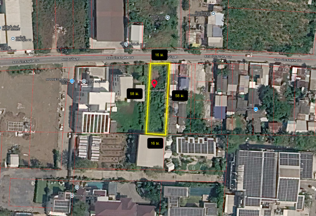 ขาย ที่ดิน ซอย ประชาอุทิศ 76 ขนาด 227 ตรว ใกล้ถนนประชาอุทิศ แค่ 3.8 กม DD – รูปที่ 3