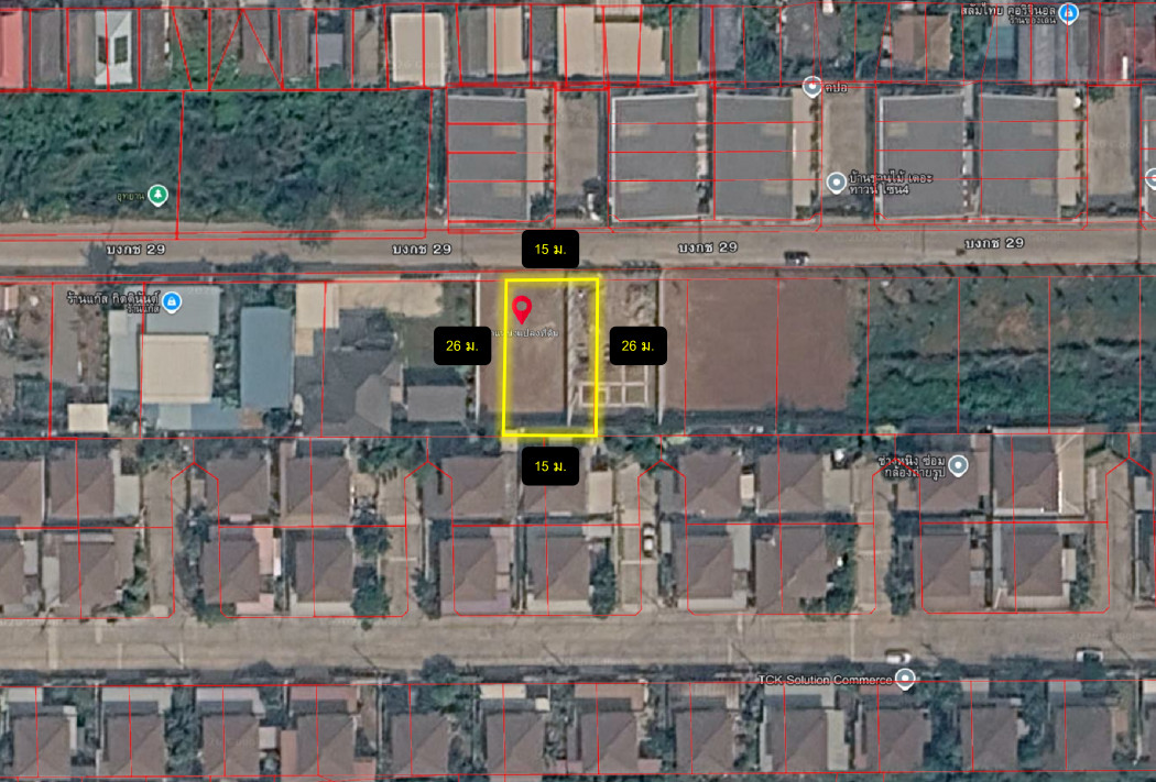Land for sale, Bongkoch 29, 100 square wa, only 2.2 km from Khlong Luang Road. KK – รูปที่ 3