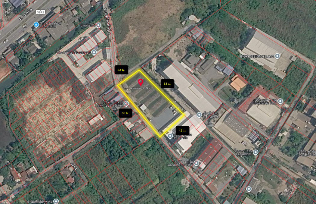 ขาย ที่ดิน บางน้ำจืด สมุทรสาคร 2 ไร่ 6 ตรว ผังสีชมพู ใกล้ถ.เอกชัยแค่ 180 ม. KK – รูปที่ 2