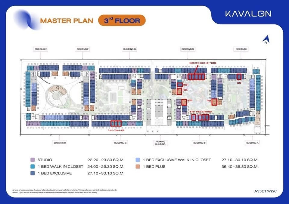 Selling down payment Kavalon, new condo close to the fence, Bangkok University, Rangsit. – รูปที่ 2