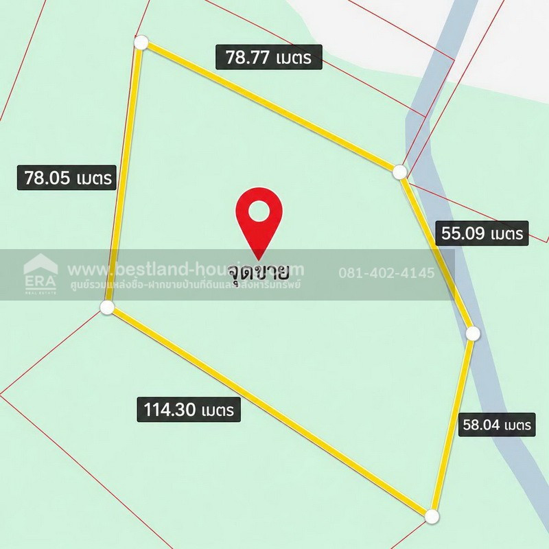Land for sale, 5 rai, 1 ngan, 97.7 sq m, Mueang Phichit District, good location, near the main road, near the city. – รูปที่ 4