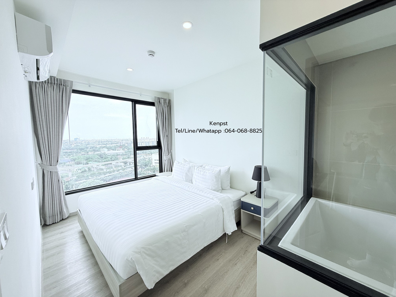 📍35 Sq.m Hampton Suites Bangna With Bath🛁 Free Wi-Fi 🛜 throughout the contract 🚆near MRT 📍35 Sq.m Hampton Suites Bangna With Bath🛁 Free Wi-Fi 🛜 throughout the contract 🚆near MRT