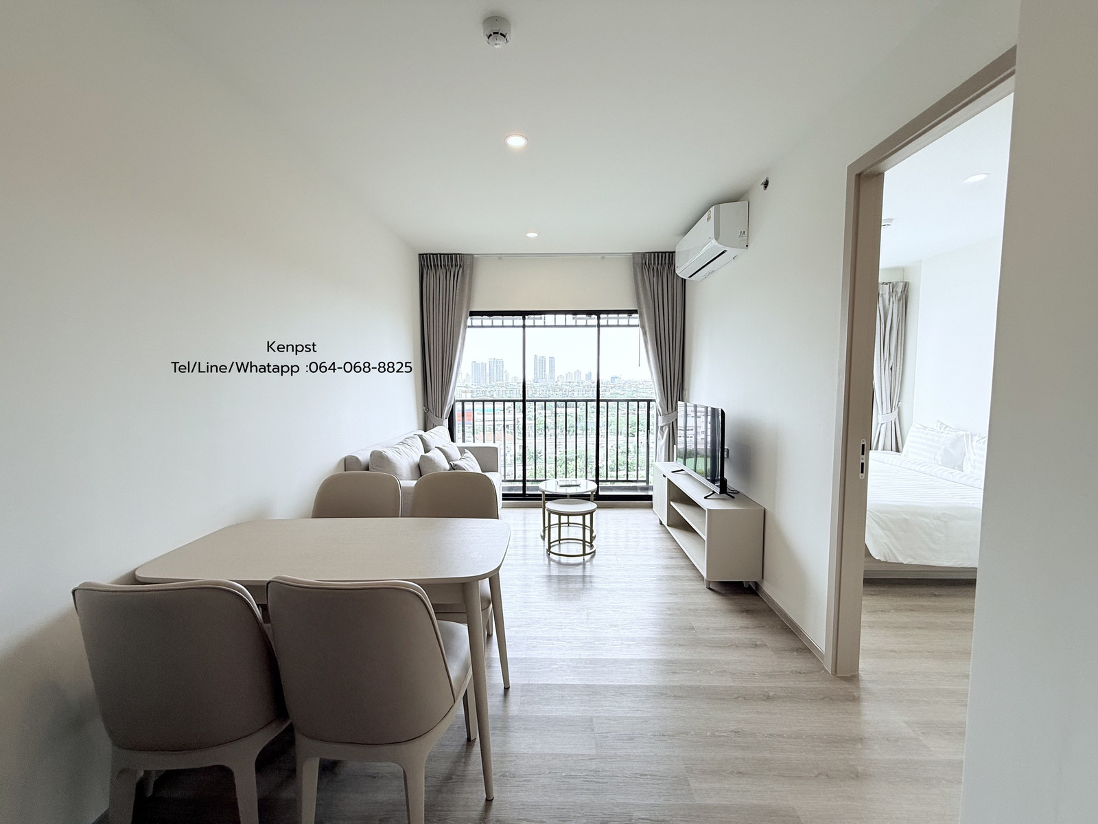 🔥🛁✨ ห้องมุม 35 ตร.ม. ชั้นสูง วิวเมือง🏙️ พร้อมอ่างอาบน้ำในตัว 🛀 เครื่องใช้ไฟฟ้าครบพร้อมเข้าอยู่ 📦🔑 | Hampton Suites Bangna 🌇💎 – รูปที่ 3