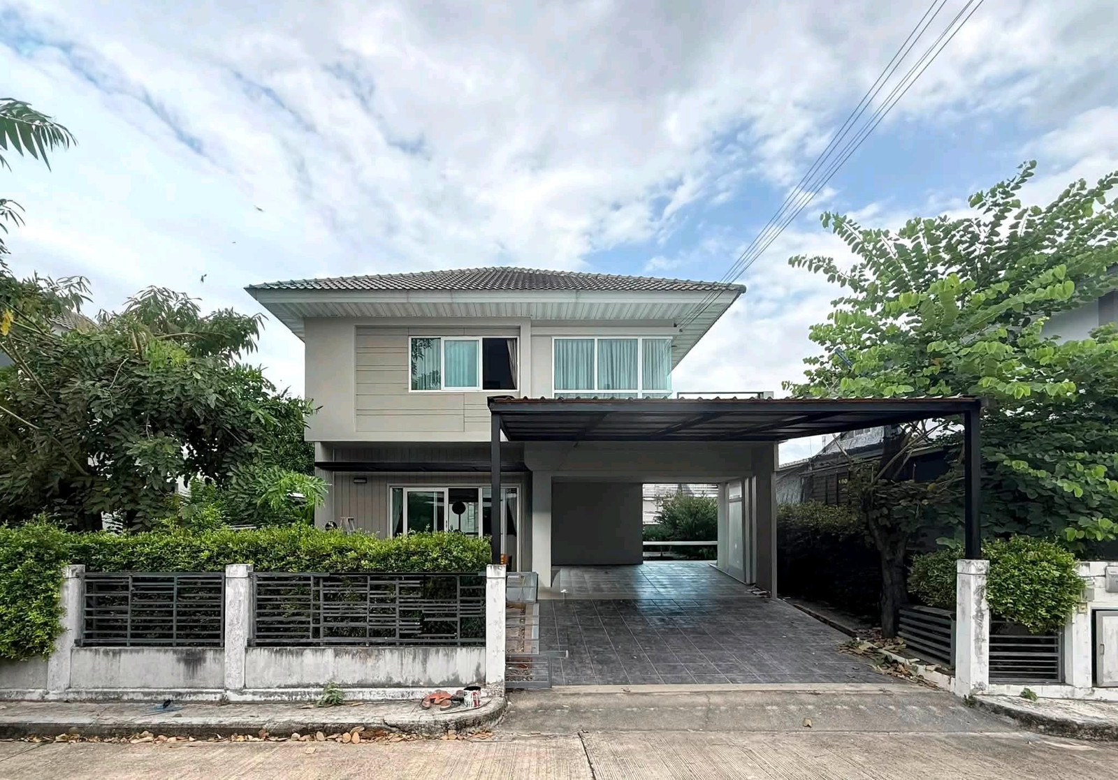 🔥Single house for sale Perfect Place Village, Rattanathibet, area 52.7 sq m. 🔥Single house for sale Perfect Place Village, Rattanathibet, area 52.7 sq m.