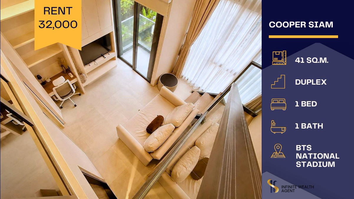 ✨ Beautiful Duplex! Work, Rest, Play | Cooper Siam 1Bed 41sqm. Maximized space | Rent 32,000/mo. Don't miss out, message us today! 📲 ✨ Beautiful Duplex! Work, Rest, Play | Cooper Siam 1Bed 41sqm. Maximized space | Rent 32,000/mo. Don't miss out, message us today! 📲