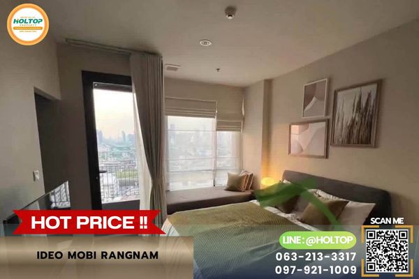 #L976🎉 170769 For Rent: Ideo Mobi RangNam Condo