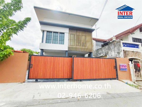 2-story detached house, 55 sq m, Sirisuk Village, Don Mueang, near Don Mueang District Office. Soi Chang Akat Uthit 26 Vibhavadi-Rangsit Road, Phahon Yothin Road, Chang Akat Uthit Road, Don Mueang District, Bangkok