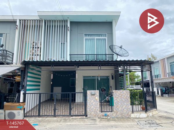 Townhouse for sale Pruksa Village 103, Samrong-Puchao, Phra Pradaeng, Samut Prakan, ready to move in.