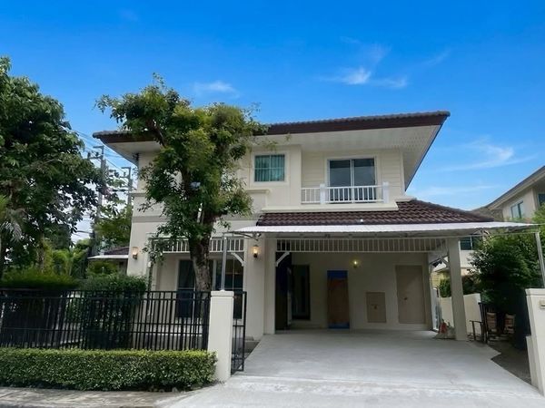 🏡 บ้านเดี่ยวให้เช่า หลังมุม พร้อมเข้าอยู่📍 หมู่บ้านพฤกษ์ลดา 2 ท่าข้าม – พระราม 2
