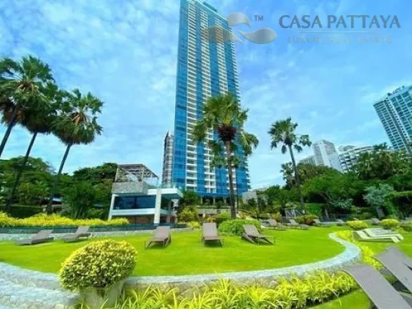 คอนโดติดชายหาด 2 ห้องนอน ชั้นสูง ที่เดอะ ปาล์ม วงศ์อมาตย์