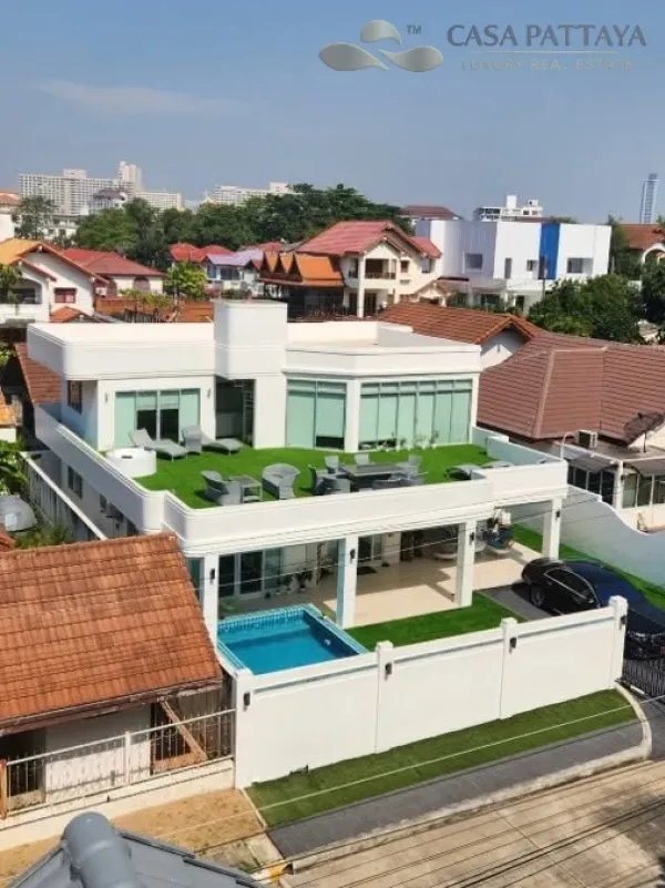 [ให้เช่า] พูลวิลล่าหรูโมเดิร์นหลังใหญ่ Casa Jomtien