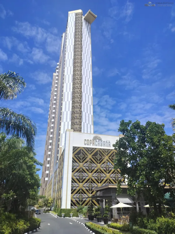 ขายคอนโดหรู Copacabana Beach Jomtien ชั้นสูง
