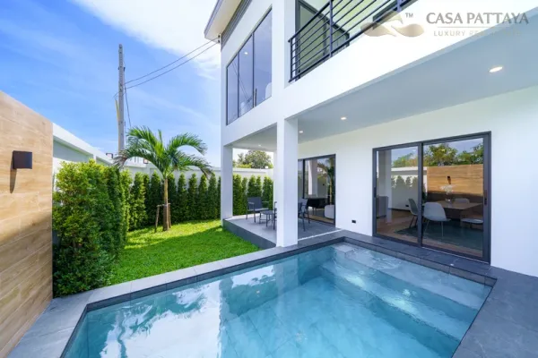 Luxury 2-Story Pool Villa – 4 Bed, 4 Bath Near Mab Prachan Reservoir