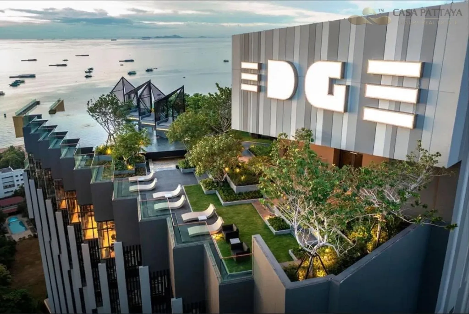 [ให้เช่าด่วน] คอนโดหรูใจกลางพัทยา: The Edge Central Pattaya