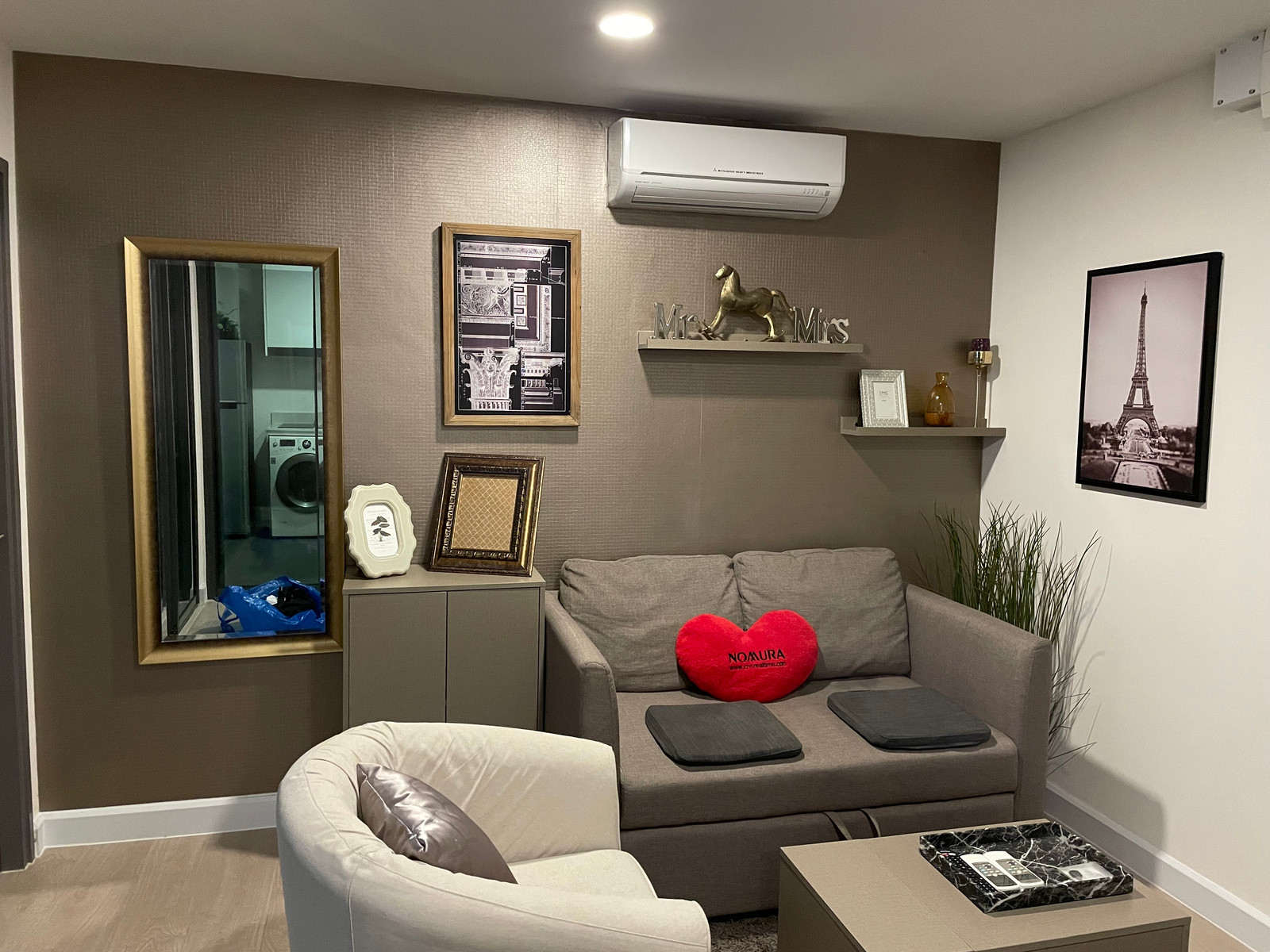 Beautiful room, garden view, 47.5 sq m, 1 bed, 1 multi-purpose room, can be adjusted to 2 beds, selling for 3,900,000 Beautiful room, garden view, 47.5 sq m, 1 bed, 1 multi-purpose room, can be adjusted to 2 beds, selling for 3,900,000