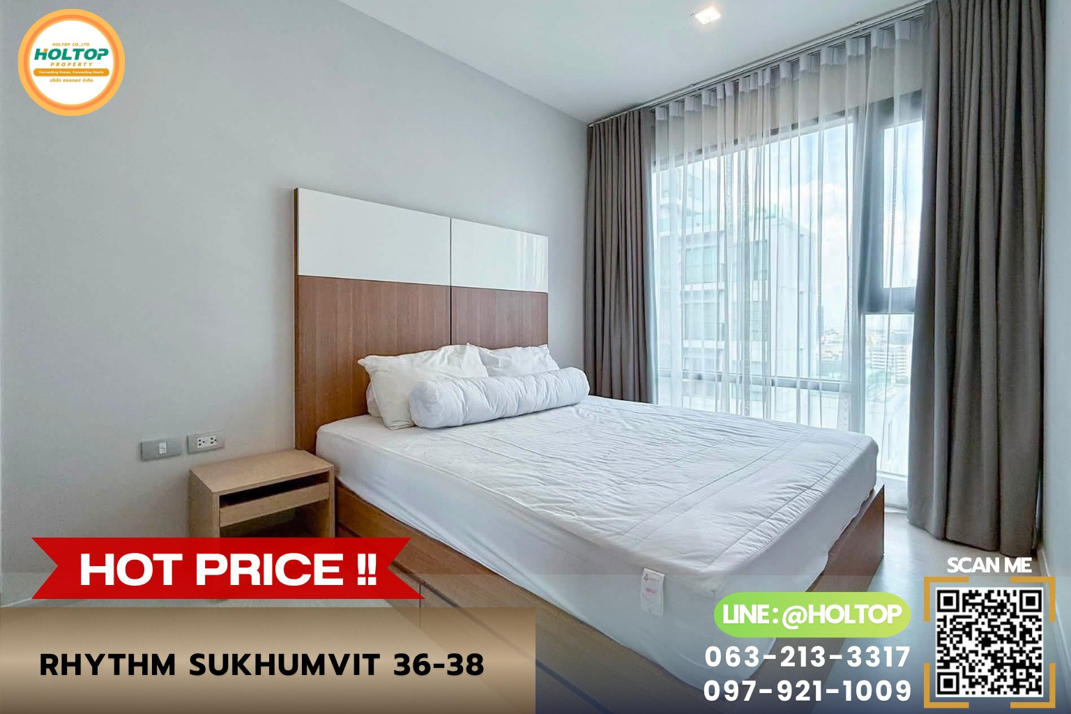 #R10596 🎉 190769 ให้เช่าคอนโด Rhythm Sukhumvit 36-38 