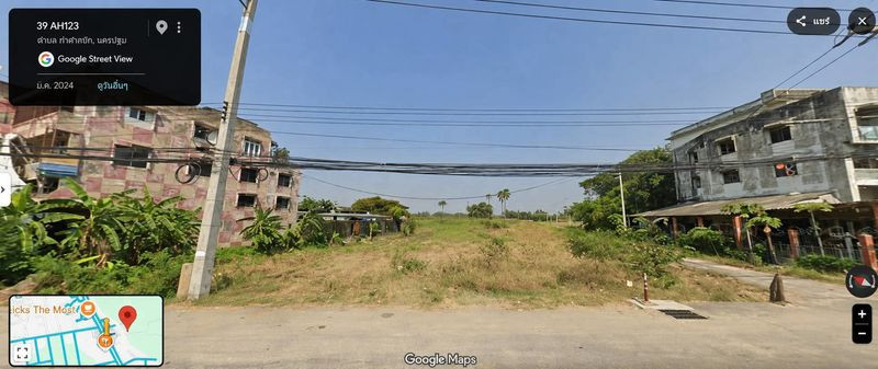 Empty land for sale, area 5 rai 3 ngan 47 square wah, Tha Tamnak Subdistrict. Nakhon Chai Si District Nakhon Pathom Province Empty land for sale, area 5 rai 3 ngan 47 square wah, Tha Tamnak Subdistrict. Nakhon Chai Si District Nakhon Pathom Province
