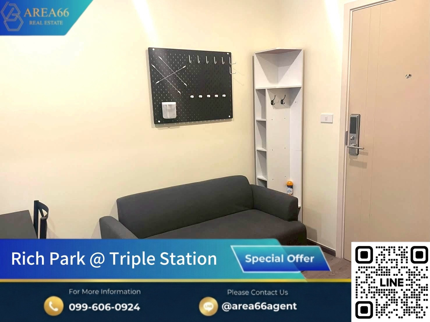 🔥ห้องสวยจริง ไม่จกตา พร้อมนัดดู
Rich Park Triple Station 🔥ห้องสวยจริง ไม่จกตา พร้อมนัดดู
Rich Park Triple Station