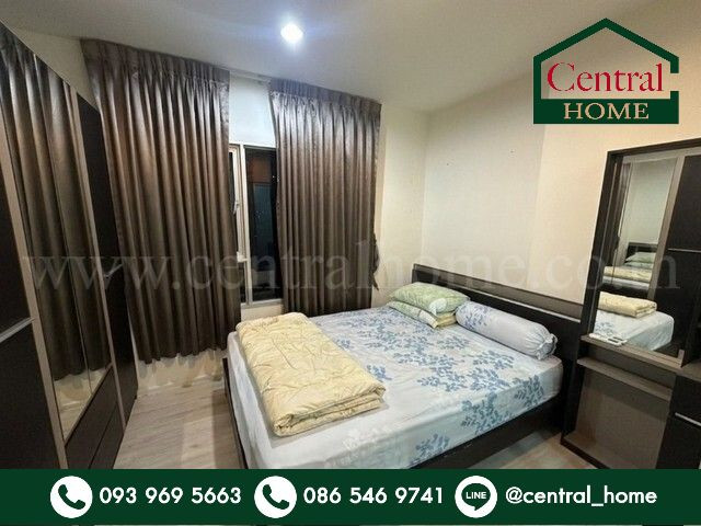 Condo Aspire Sathorn Tha Phra, next to BTS Talat Phlu, with furniture. Condo Aspire Sathorn Tha Phra, next to BTS Talat Phlu, with furniture.
