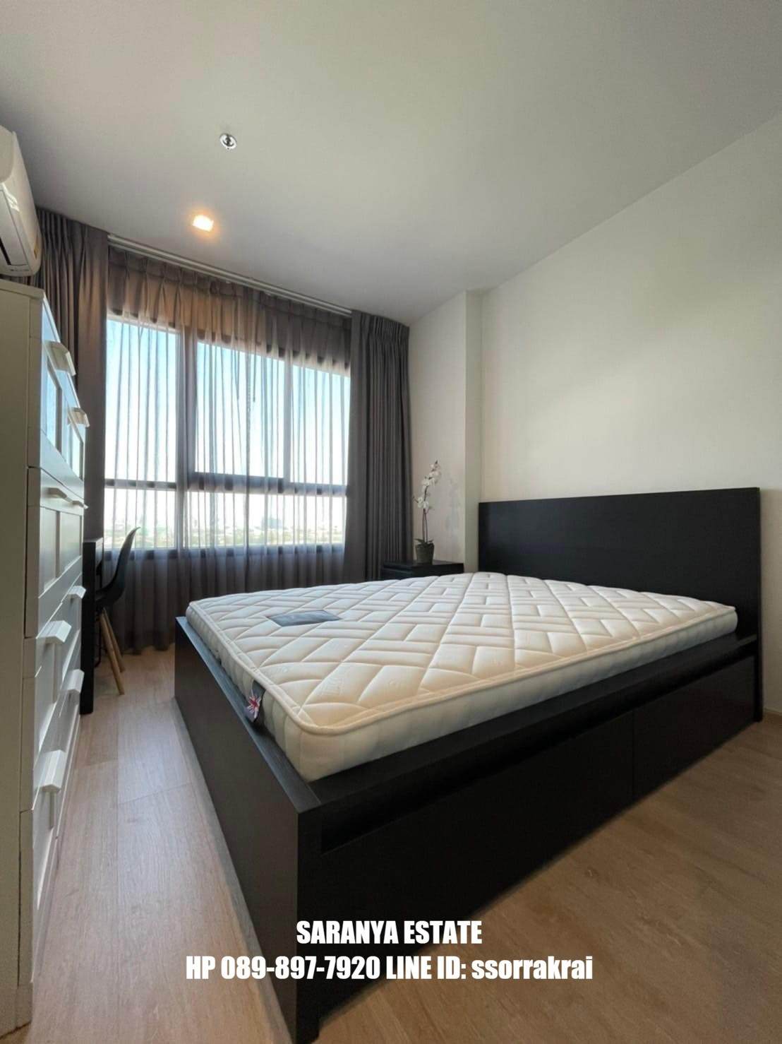 For rent / sale Condo IDEO New Rama 9/Ideo New Rama 9 Rental price: 13,000 Selling price 3.3 million Room details Size 34 sq m. 1 bedroom, 1 bathroom Agent Saranya Estate Call 0898977920 Line ID: ssorrakrai