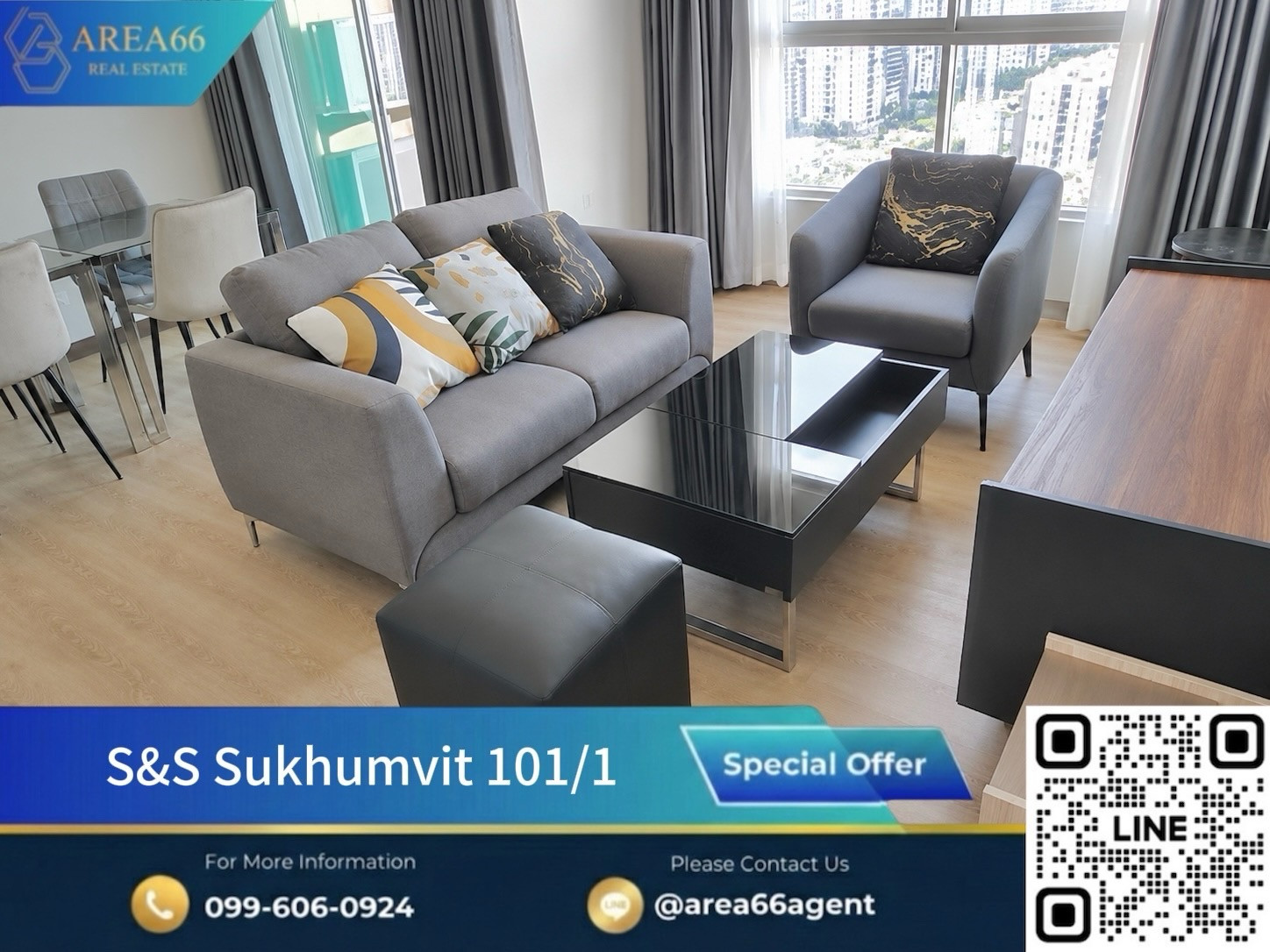 🔥ขายด่วน!! คอนโดน่าอยู่ S&S Sukhumvit 101/1 🔥ขายด่วน!! คอนโดน่าอยู่ S&S Sukhumvit 101/1