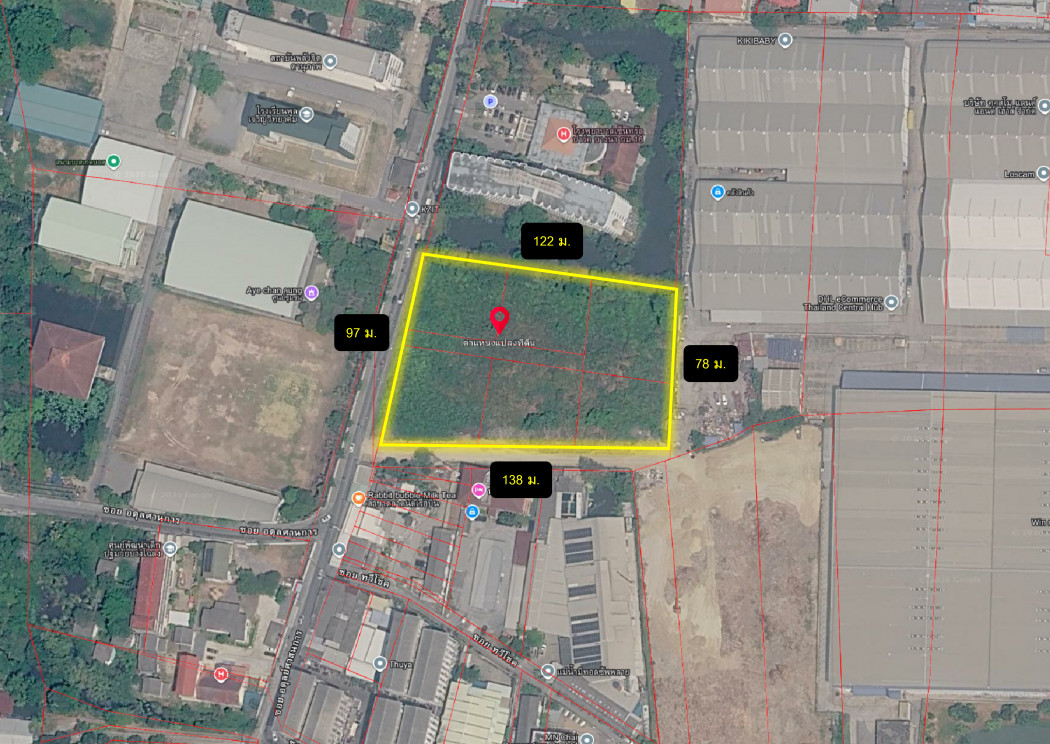 ขาย ที่ดิน ซอยอดุลย์ศาสนการ บางพลี 7 ไร่ ใกล้ถ.บางนา-ตราดแค่ 350 ม. KK – รูปที่ 2
