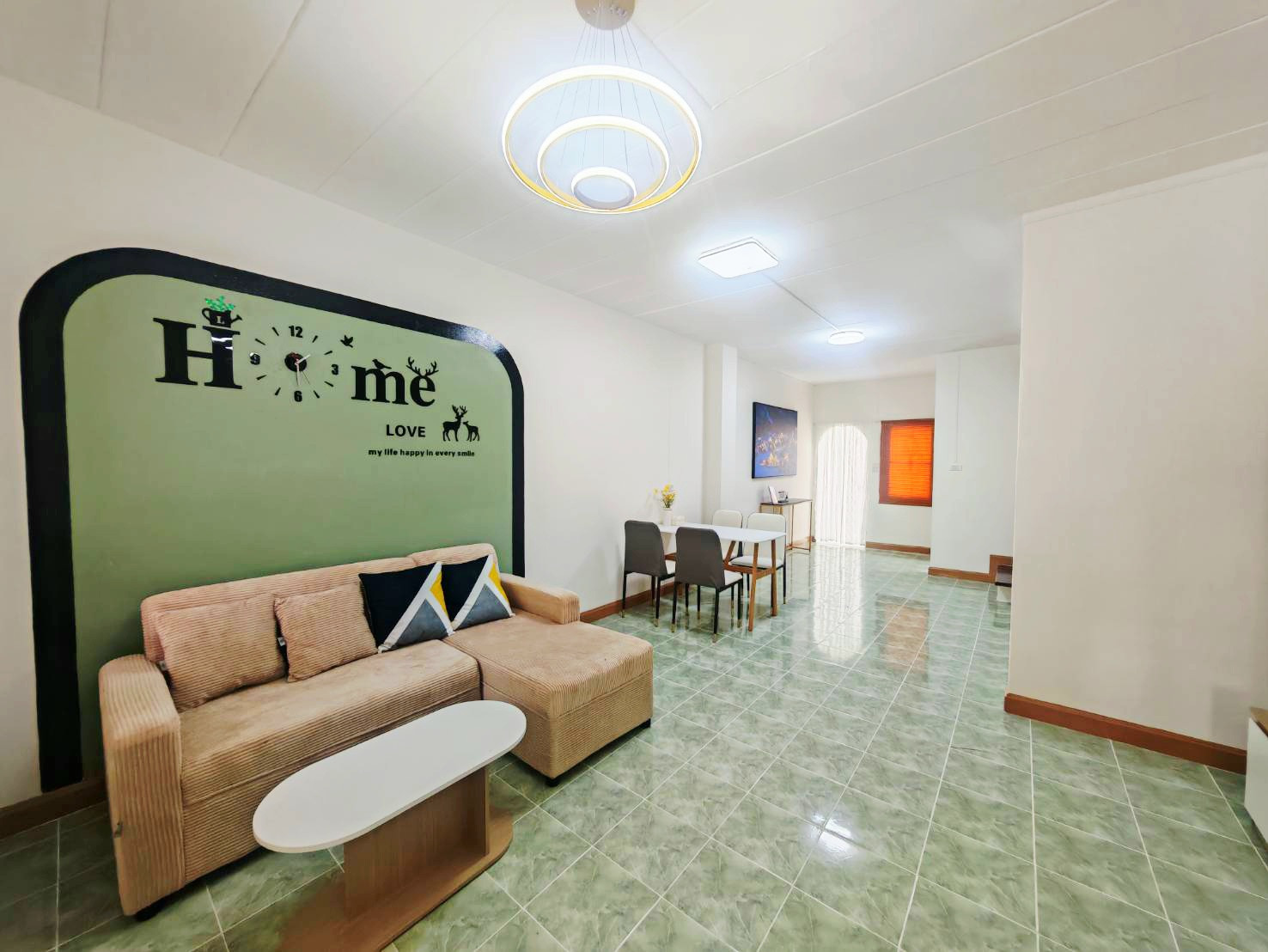 🏡 Pisan Village, Chaturamit 11, Bang Phli Khlong Khut intersection, beginning of the project, near the garden, free transfer, 19.4 sq m, free furniture as shown in the picture, 2 air conditioners, water pump. – รูปที่ 3
