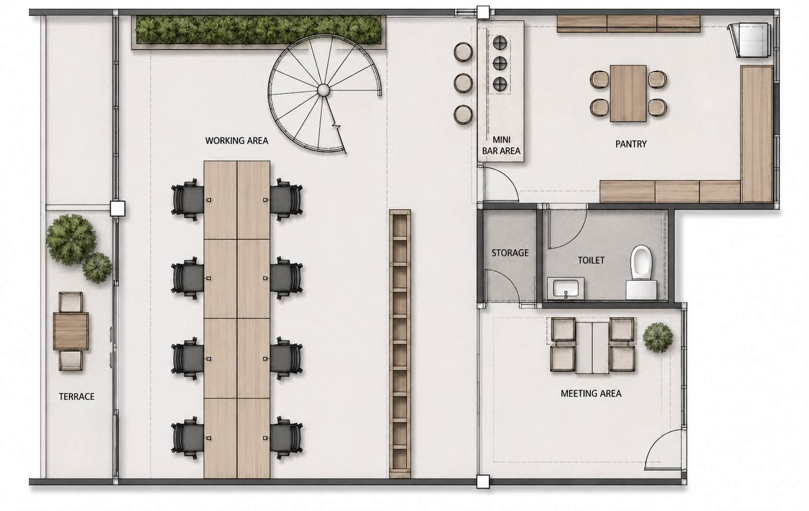 Private Garden view Duplex  Home Office ใจกลางอารีย์  – รูปที่ 3