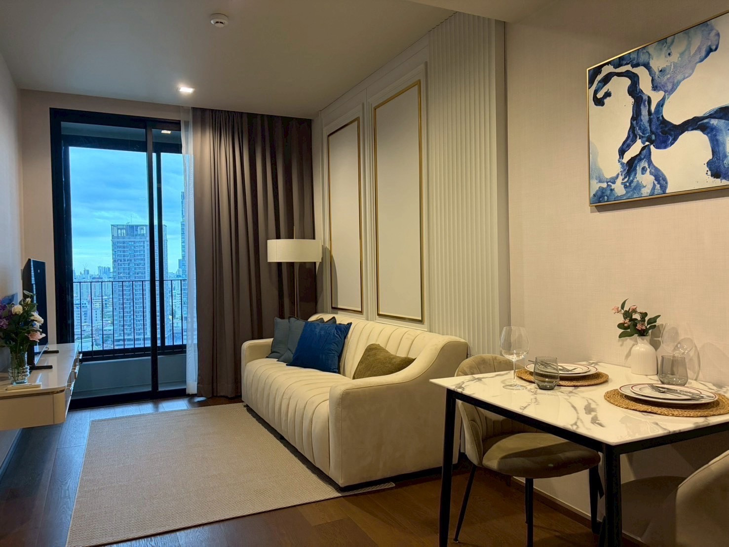 🌆✨ For rent Ideo Q Sukhumvit 36 ​​| Big room 46 sq m. near BTS Thonglor, ready to move in.