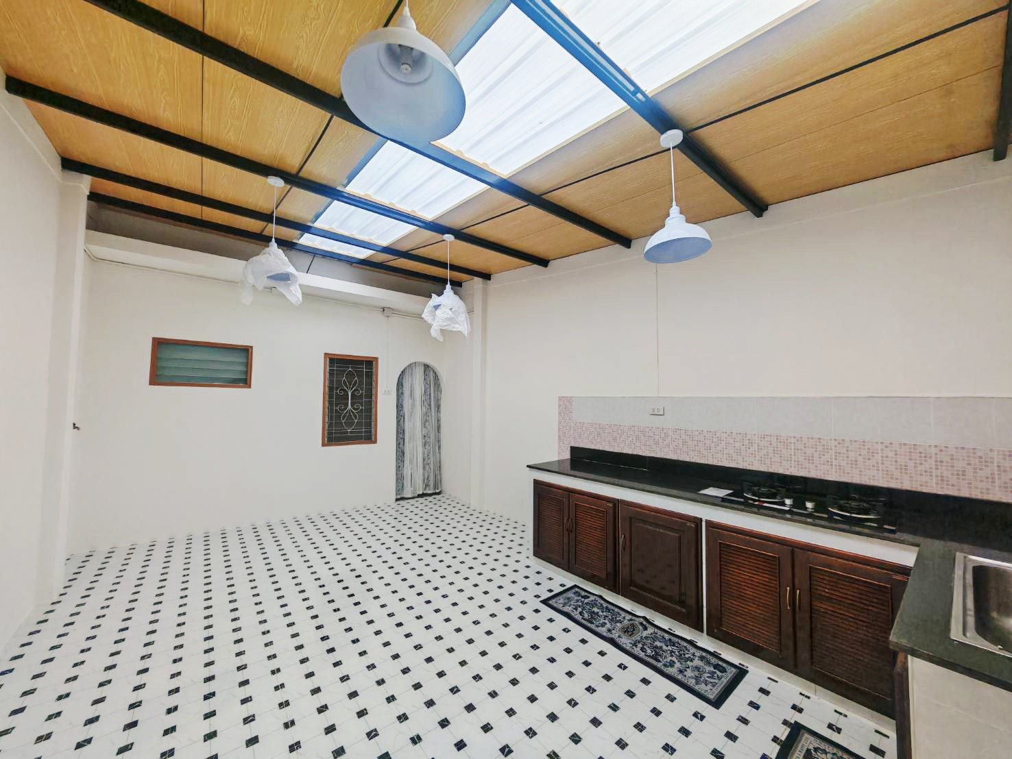 🏡 Pisan Village, Chaturamit 11, Bang Phli Khlong Khut intersection, beginning of the project, near the garden, free transfer, 19.4 sq m, free furniture as shown in the picture, 2 air conditioners, water pump. – รูปที่ 4