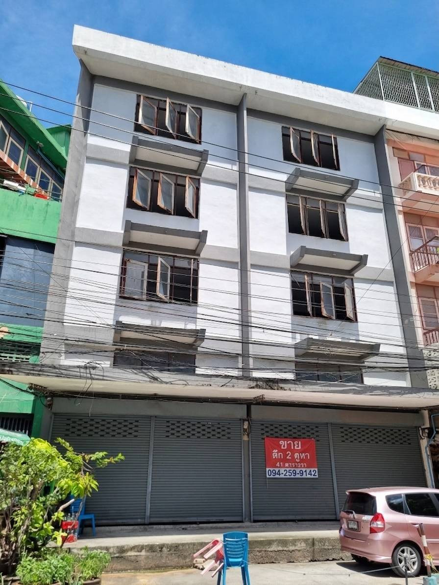 Building for sale, 2 units, 4 floors Sukhumvit 101/2 Soi Udomsuk 5