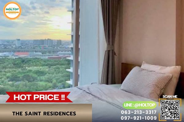 #R10592 🎉 190769 ให้เช่าคอนโด The Saint Residences (ladprao)