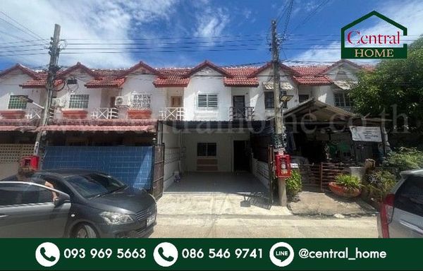 Townhouse Nakhon Thong Park View 2, completely renovated, beautiful house, cheap price.