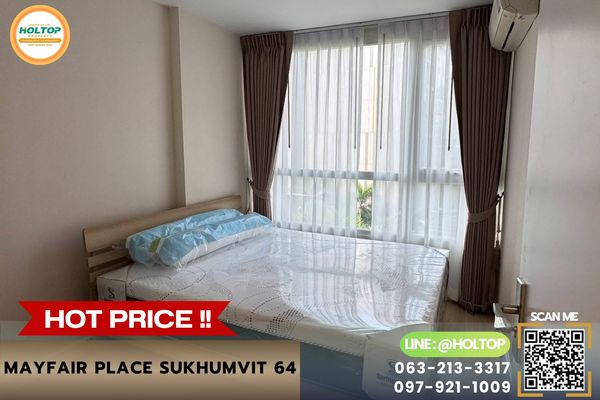 #R10593 🎉 190769 ให้เช่าคอนโด Mayfair Place Sukhumvit 64