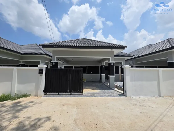 ขายบ้านเดี่ยวสร้างใหม่พร้อมสระว่ายน้ำส่วนตัว ทำเลห้วยใหญ่ พัทยา