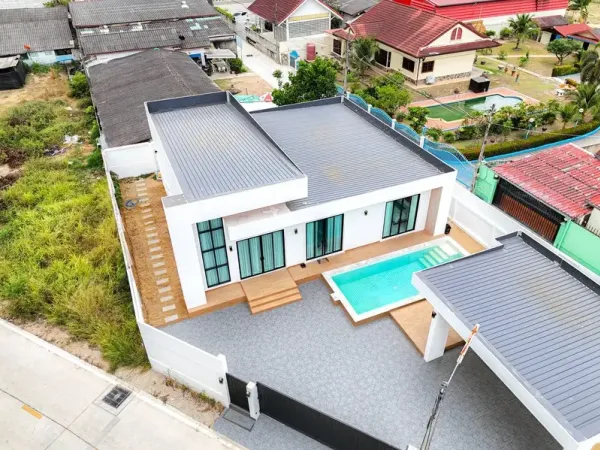 ขายวิลล่าพร้อมสระว่ายน้ำสไตล์โมเดิร์น 4 ห้องนอน 5 ห้องน้ำ – ชัยพฤกษ์ (ซอยประภา ชัยพฤกษ์ 17)