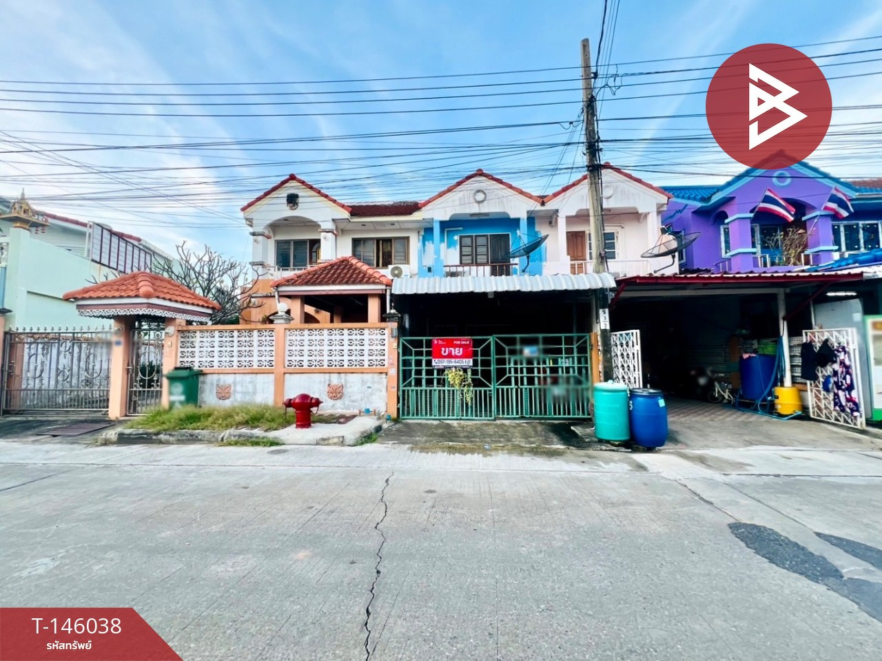 Townhouse for sale Suksamran Cool Village, Pracha Uthit 90, Samut Prakan – รูปที่ 2