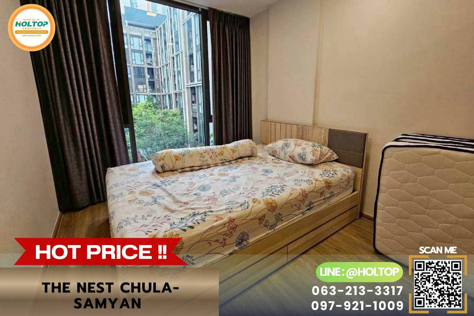 #L1001 🎉 200769 For Rent: The Nest Chula-Samyan
