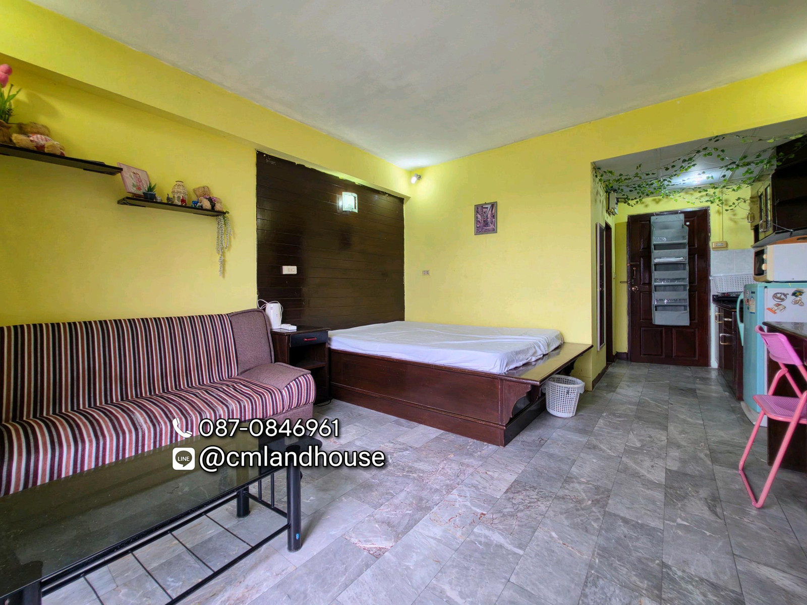 Condo near the moat, in the heart of the city, behind Icon Park. Near Wat Lok Molee, near CMU-Nimman-Suan Dok Hospital, 3 km. There are 2 rooms, 800,000 per room. – รูปที่ 2