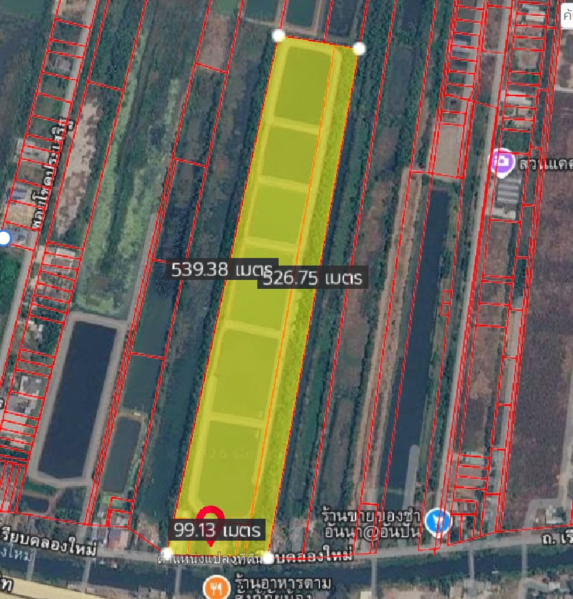Empty land for rent, potential location, Bang Pakong - Chachoengsao. – รูปที่ 2