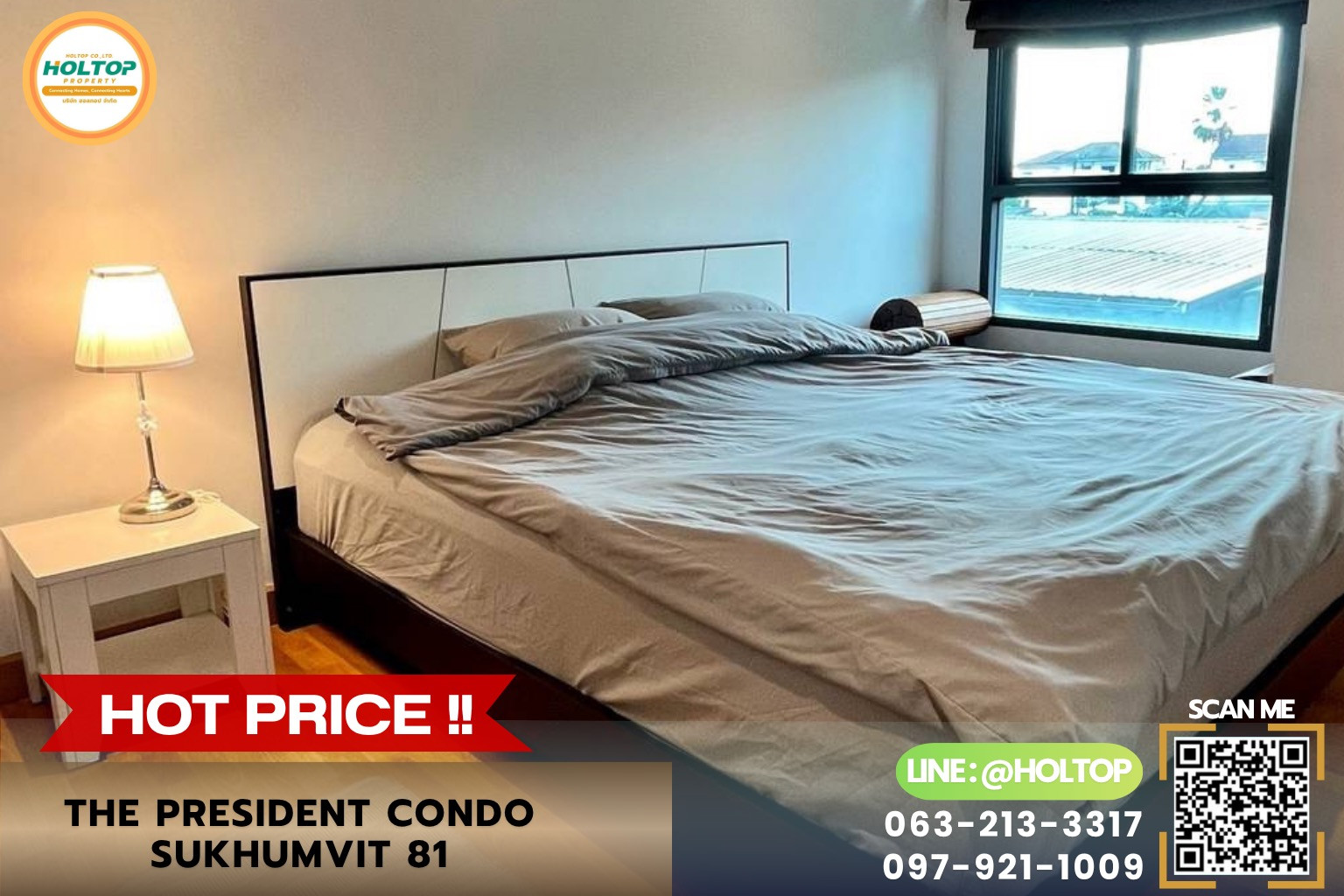 #R10639 🎉 210769 Condo for rent The President Condo Sukhumvit 81 #R10639 🎉 210769 Condo for rent The President Condo Sukhumvit 81